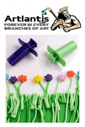 12 Renk Oyun Hamuru Kalıbı Merdane Silindir Kesici Şekiller ve Enjektör Seti 29 Parça 1 Paket Okul Kreş Ana Sınıfı Etkinlik Okul Öncesi - 8