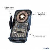 Global C10 15W Sensörlü Araç İçi Kablosuz Hızlı Şarj Aleti ve Telefon Tutucu WNE0399 - 5