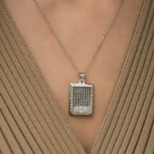 Gümüş Esma'ül Hüsna Yazılı Kolye SL3814 thumbnail 3