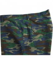 Büyük Beden Erkek Kamuflaj Şort Yeşil - 4
