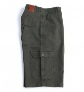 Büyük Beden Erkek Yan Cep Kot Şort Haki - 3