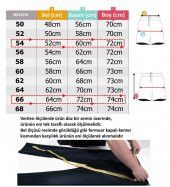 Erkek Büyük Beden Battal Boy 100 Pamuk Dokuma Kapri Beyaz - 5