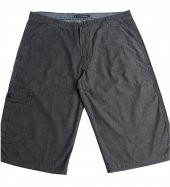 Erkek Büyük Beden Battal Boy 100 Pamuk Dokuma Kapri Füme - 1