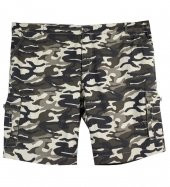 Erkek Büyük Beden Kısa Kamuflaj Şort 10XL-11XL - 1