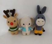 Maskot Sevimli Dostlar Amigurumi Organik Oyuncak - 1