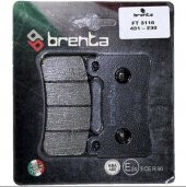 Brenta 431-230 2015-2016 Honda VFR 800 X Crossrunner Uyumlu Ön Fren Balatası Organik Balata - 1