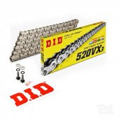 Did 520-118Vx3 2018-2023 Husqvarna TE 250i Uyumlu Zincir Vx3 Xring Silver (Gümüş) Renk thumbnail 1