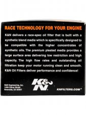 K&N KN-160 2011-2014 Husqvarna Nuda 900R Uyumlu Yağ Filtresi - 3