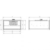 BDKF 40-20 A AC DİKDÖRTGEN KANAL TİPİ RADYAL FAN - 2