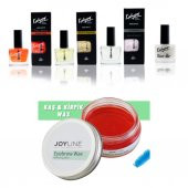 Kalyon Sertleştirici Bakım Yağı Et temizleyici Koruyucu 4 Lü Set+joy line Kaş Şekillendirici Ve Sabitleyici Wax 50ml - 1