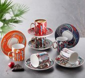 Rossel Premium Porselen 6lı Kahve Takımı-G4002 - 1