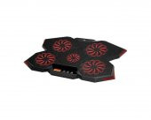 Frisby FNC-5252B GP4 Notebook Soğutucu & Stand(5xFan) LCD Kontrol Pane Metal Izgara 2 x USB Port - 1