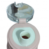 Cam Su Matarası Kapaklı kolay yıkanır. 500ML. - 2