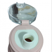 Cam Su Matarası Kapaklı kolay yıkanır. 500ML. - 5