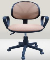 Çalışma Koltuk 90216 Arka File KREM Ortopedik Otrm Sağlam Yükseklik Ayar El Yapım - 1