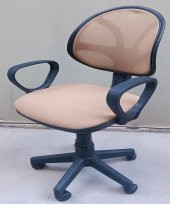 Çalışma Koltuk 90216 Arka File KREM Ortopedik Otrm Sağlam Yükseklik Ayar El Yapım - 4