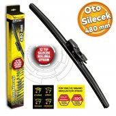 Vette Plus Multifit Araba Araç Otomobil Oto Ön Cam Arka Cam Silecek Muz Sileceği 480 mm 39686 - 1
