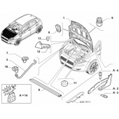 Fiat Punto Evo-Punto-Grande Punto Motor Kaputu 2006-2021-51701140 TAIVAN MALI - 1