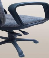 Çalışma Koltuk 90217 dökme sünger GRİ keten kumaş Sırtı Hareket Ayarlı El Yapım - 1