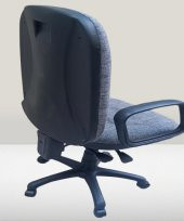 Çalışma Koltuk 90217 dökme sünger GRİ keten kumaş Sırtı Hareket Ayarlı El Yapım - 3