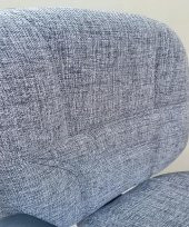 Çalışma Koltuk 90217 dökme sünger GRİ keten kumaş Sırtı Hareket Ayarlı El Yapım - 9