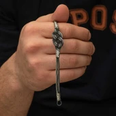 Gümüş Kazaziye Örgü Bileklik  SL5181 thumbnail 10