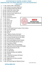 MESLEKİ LİSESİ ROBOTİK KODLAMA DERSİ ARDUİNO UYGULAMA EĞİTİM SETİ + ARAÇ KİTİ - 4
