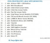 2WD ÇİZGİ İZLEYEN ARAÇ KİTİ (DEMONTE) - 2