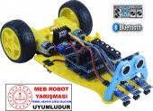 2WD MULTİTRON ARAÇ KİTİ V1ÇİZGİ İZLEYEN ENGELDEN KAÇAN BLUETOOTH (DEMONTE) - 1