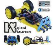 2WD MULTİTRON ARAÇ KİTİ V1ÇİZGİ İZLEYEN ENGELDEN KAÇAN BLUETOOTH (DEMONTE) - 2