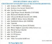 2WD MULTİTRON ARAÇ KİTİ V1ÇİZGİ İZLEYEN ENGELDEN KAÇAN BLUETOOTH (DEMONTE) - 4
