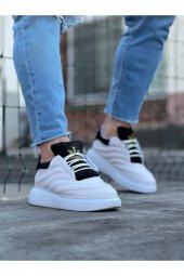 Wagoon WG094 Beyaz Siyah Erkek Casual Ayakkabı - 4