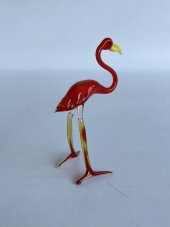 El Yapımı Murano Cam Flamingo Biblo A35 thumbnail 2