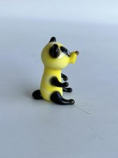 El Yapımı Murano Cam Panda Biblo A37 thumbnail 3