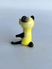 El Yapımı Murano Cam Panda Biblo A37 thumbnail 4