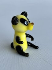 El Yapımı Murano Cam Panda Biblo A37 thumbnail 5