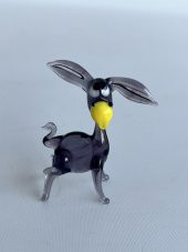 El Yapımı Murano Cam Eşek Biblo A44 thumbnail 5