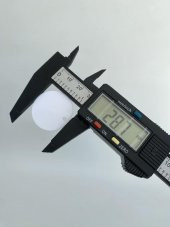Yuvarlak Elbise Pvc Payet Pul Beyaz 30mm 625 Gram - 4