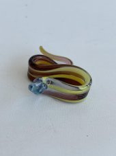 El Yapımı Murano Cam Yılan Biblo A47 thumbnail 5