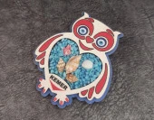 Magnet Baykuş Hayvan Nazar Boncuk Buzdolabı Süsü Ahşap Magnet Mıknatıslı Hediyelik Eşya - 2