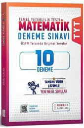 Derece TYT Matematik Deneme Sınavı 10 Deneme 2023 - 1