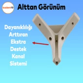 Sedef Lüks Mobilya Kanepe Sehpa Tv Ünitesi Koltuk Ayağı 14 Cm Krem Baza Ayakları thumbnail 5