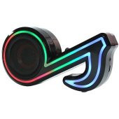 Müzik Notları Bluetooth 5.0 Hoparlör Açık Hıfı Ses Şarj Edilebilir Siyah - 2