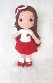 Sevgi Bebek Amigurumi Organik Oyuncak - 1