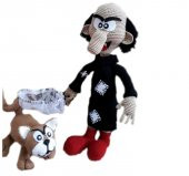Şirinler Gargamel ve Azman Amigurumi Organik Oyuncak - 1