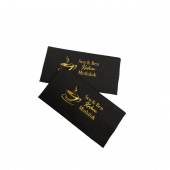 Gold Yaldızlı Siyah Sen ve Ben Kahve Mutluluk Peçete 6x12 cm - 1