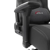 xDrive Fırtına Profesyonel Oyuncu Koltuğu Ayak Uzatmalı Kumaş Gri thumbnail 10