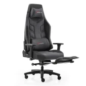 xDrive Fırtına Profesyonel Oyuncu Koltuğu Masajlı Ayak Uzatmalı Gri/Siyah thumbnail 1