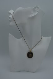 STONEAGE EDEP YA HU YAZILI EBRULU KOLYE thumbnail 1