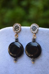 STONEAGE Oniks Doğal Taş Bayan Küpe thumbnail 1